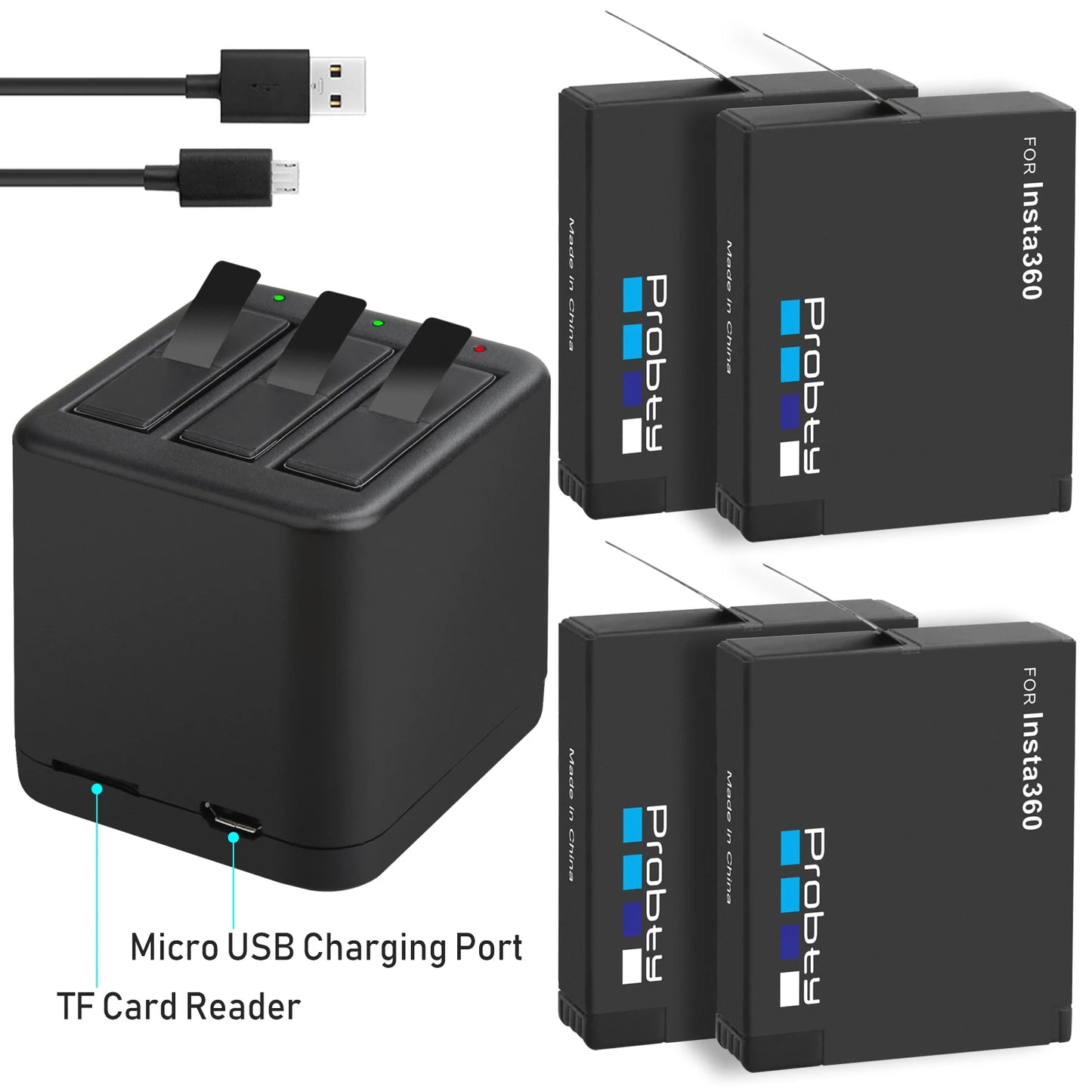 Insta360 ONE X battery, battery charger