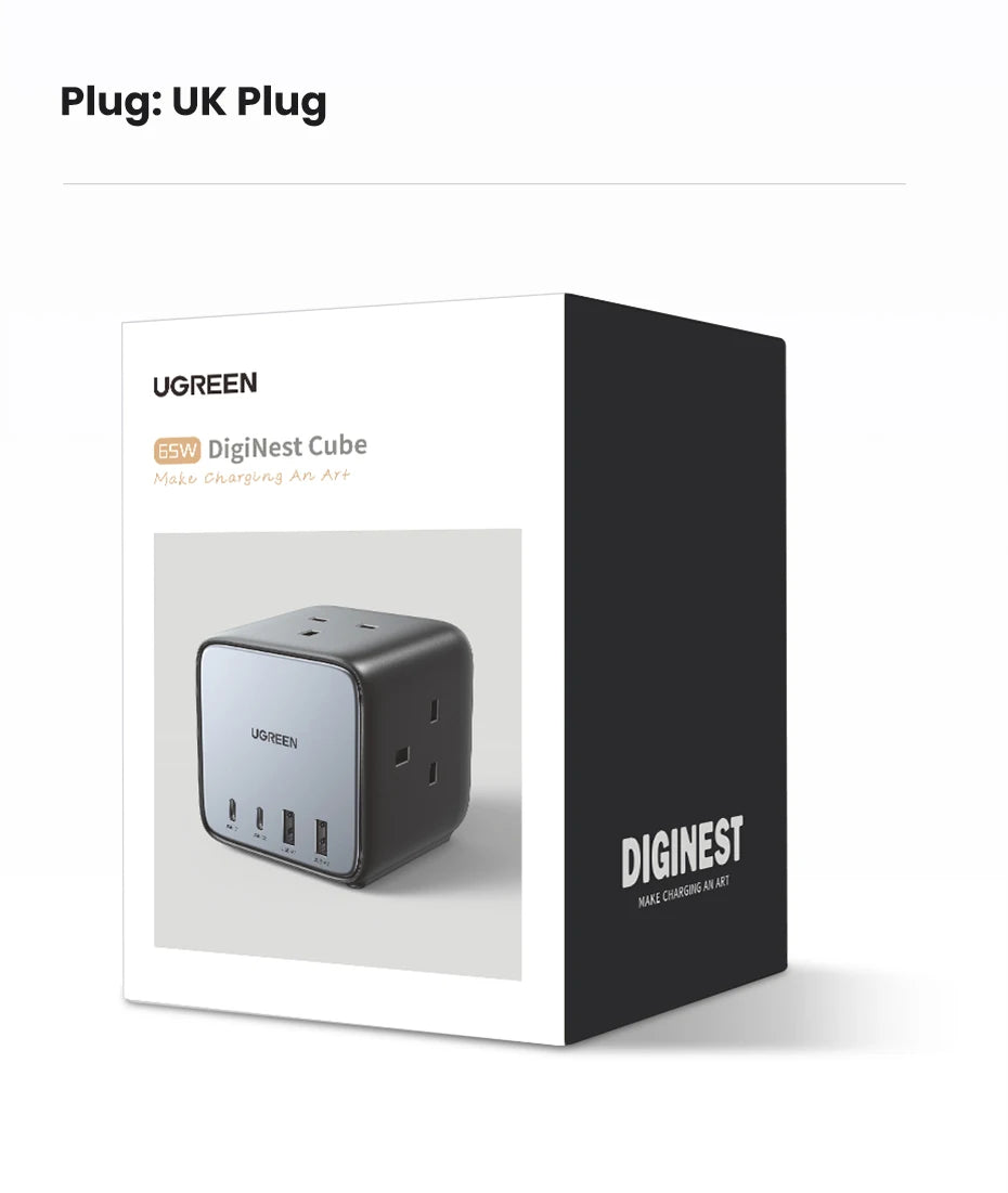 UGREEN 65W GaN Charger Desktop Charging Station