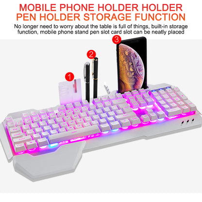 Ergonomiese Bedrade Speletjiesleutelbord