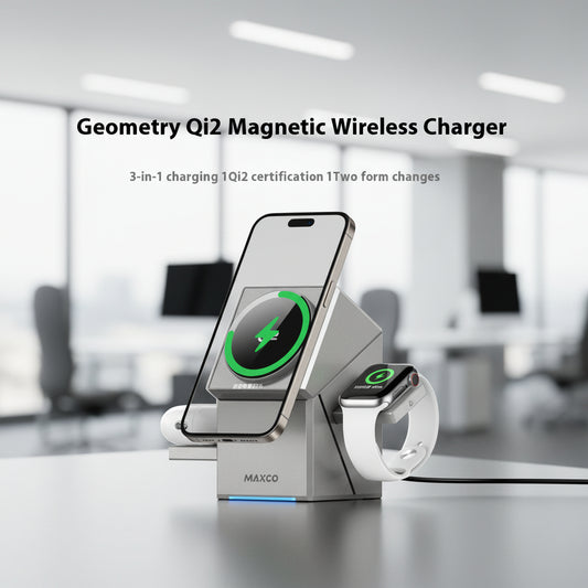 Qi2 Protocol Magnetic Touch Rotating Wireless Charger