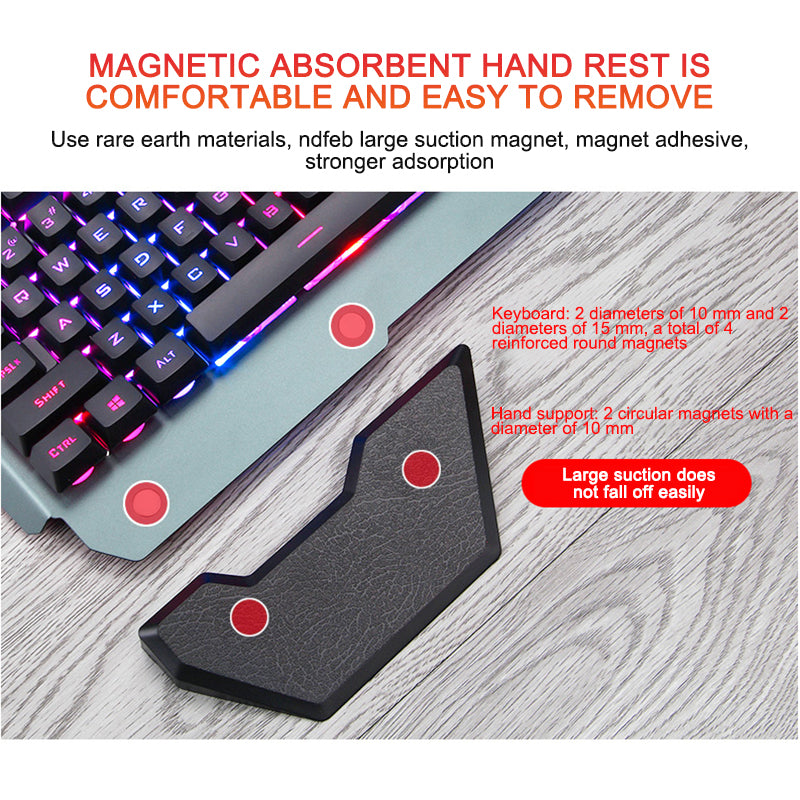Ergonomiese Bedrade Speletjiesleutelbord