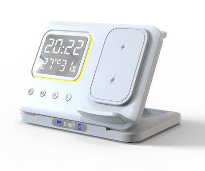 Alarm Clock Fast Charging Dock Station