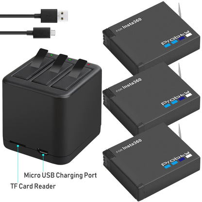 Insta360 ONE X battery, battery charger