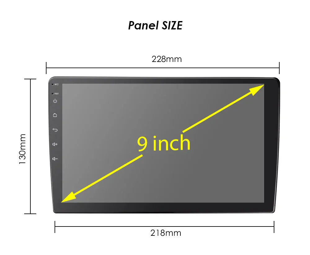 9 Inch Stereo Audio System