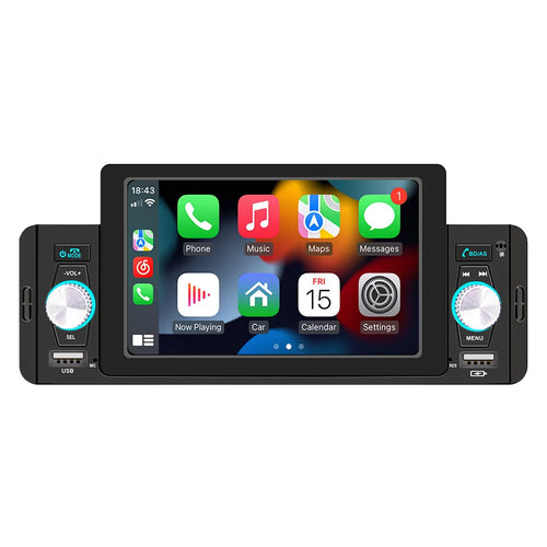 5" HD Screen 1 Android Auto + Carplay