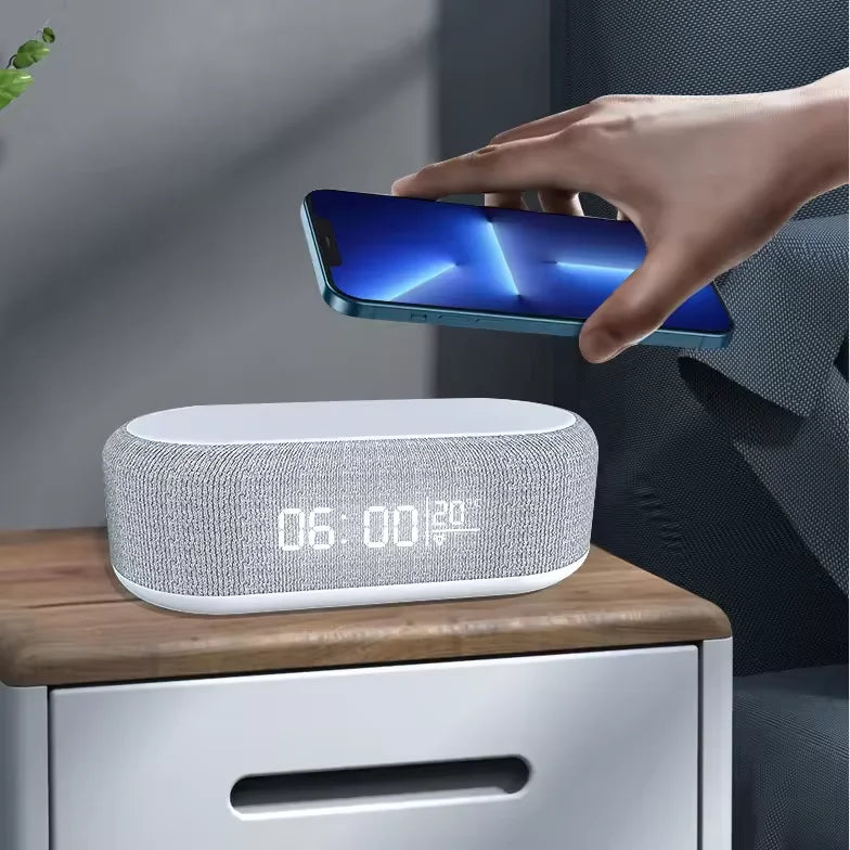 Stereo Basluidspreker, Draadlose Laaier, Wekker
