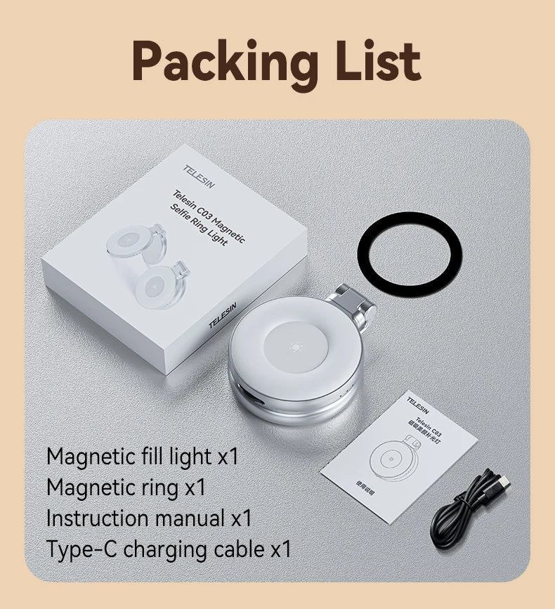 TELESIN Magnetiese Vul-lig