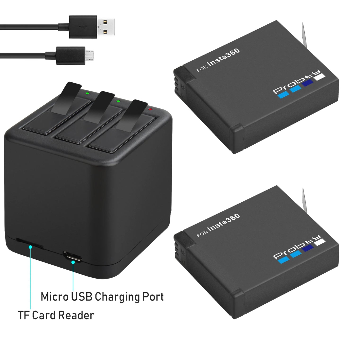 Insta360 ONE X battery, battery charger