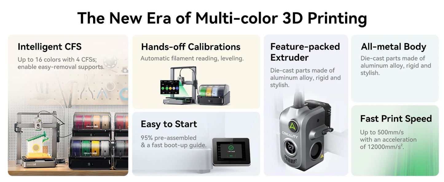 CREALITY-Hi Printer Multicolor 3D Printer