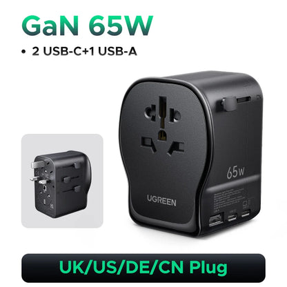 UGREEN 65W Universal Travel Adapter