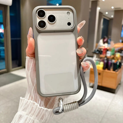 Intelligente Kamera-aanraakknoppie Kristalhelder Telefoonhouer vir iPhone 17 Pro Max, Pro, 17 Air