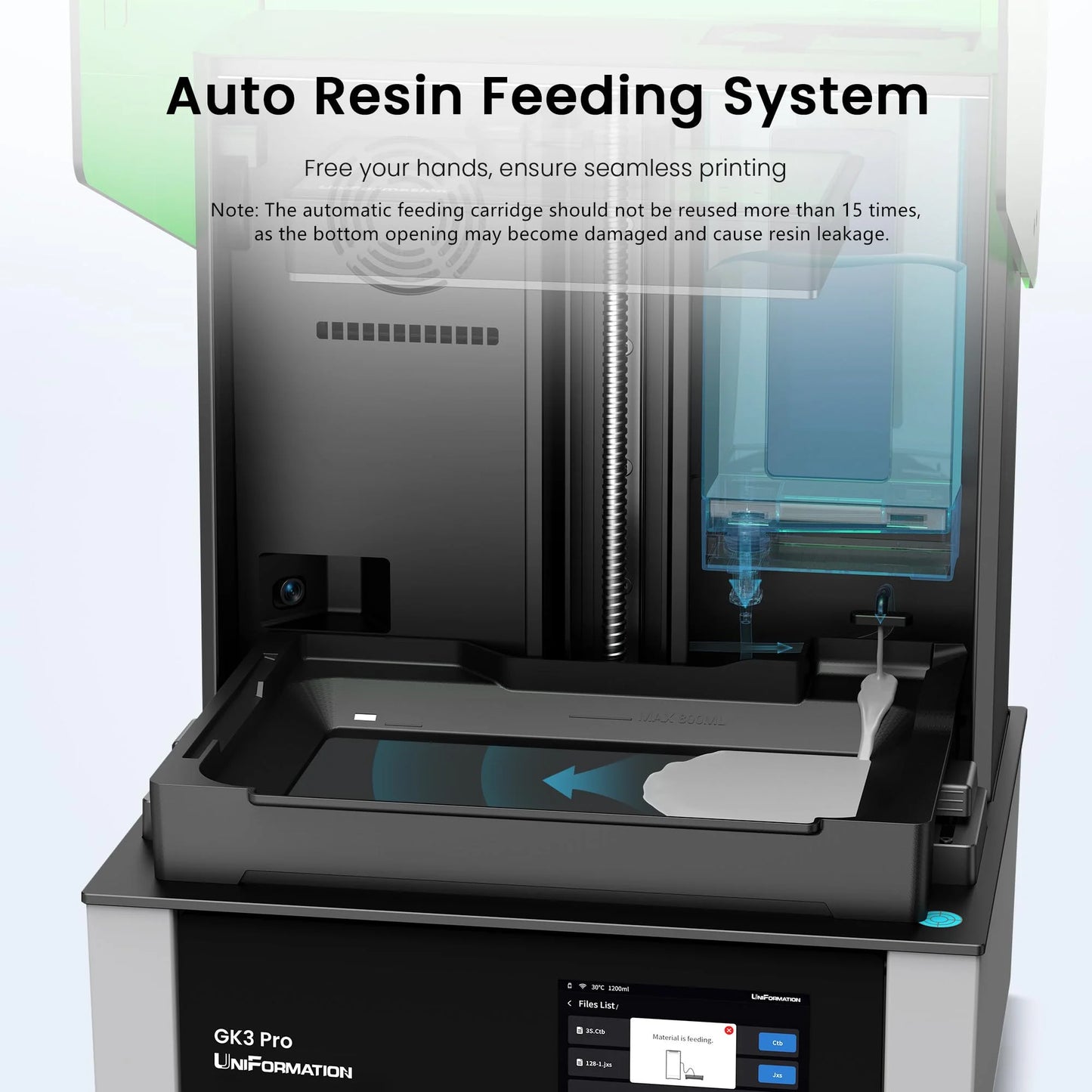 UniFormation GK3 Pro Resin LCD 3D Printer
