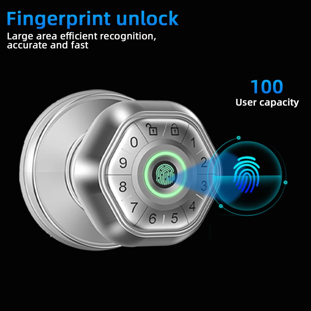 RAYKUBE Fingerprint door lock