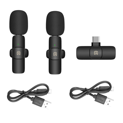 PULUZ 1-Trigger-2 Mini 2.4G Wireless Microphone