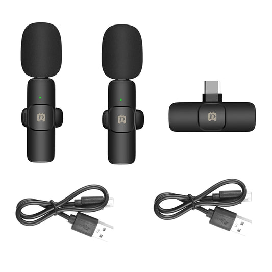 PULUZ 1-Trigger-2 Mini 2.4G Wireless Microphone