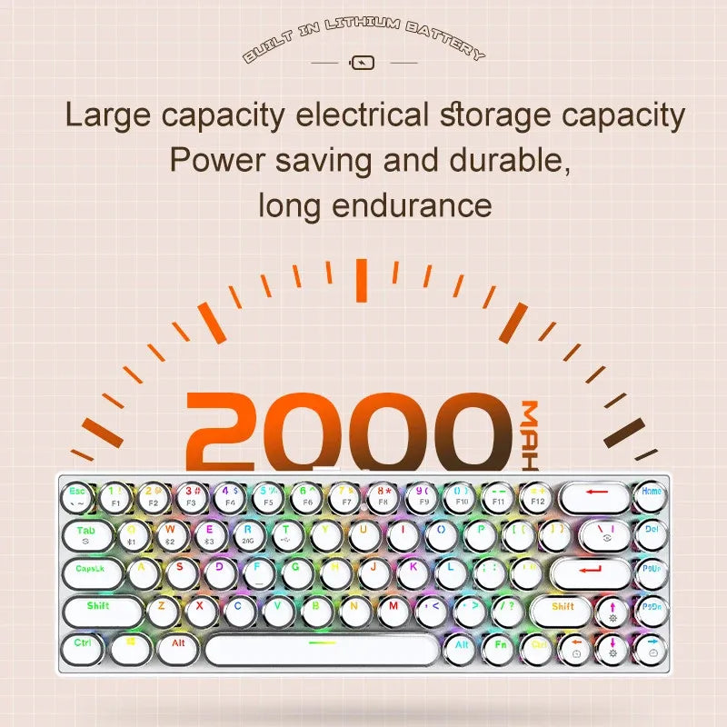 FREEWOLF Punk Mechanical Keyboard