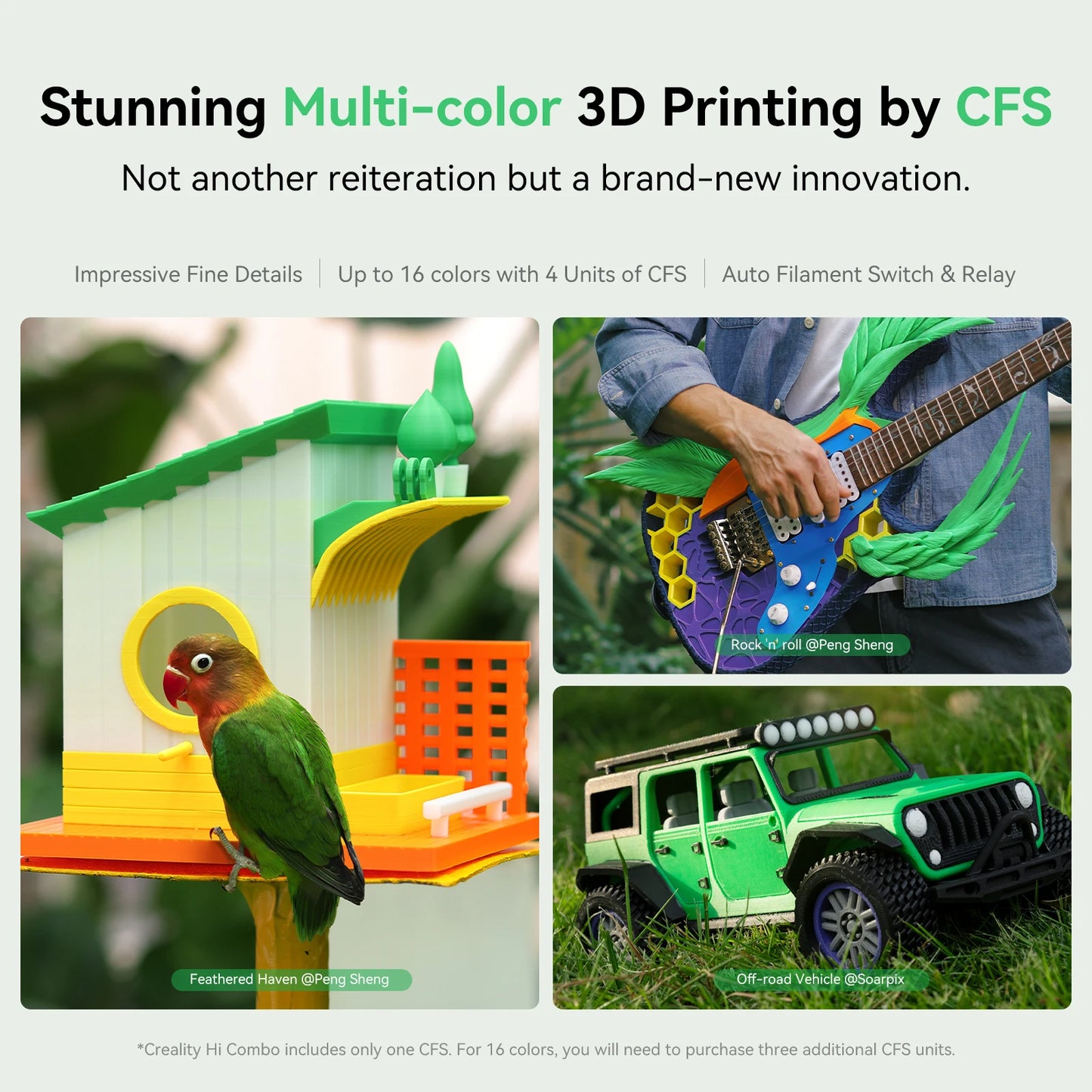 CREALITY-Hi Printer Multicolor 3D Printer