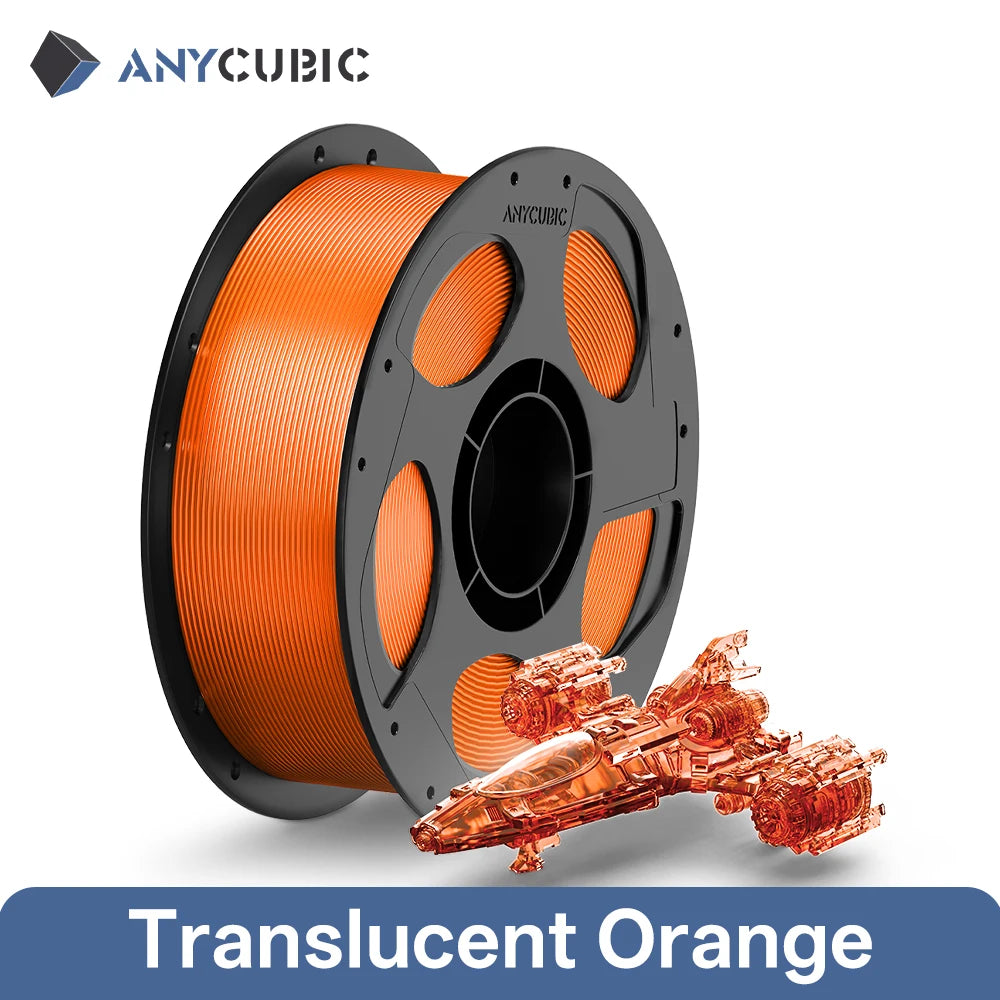 ANYCUBIC PETG PLA Transparent 3D Printer Filament Multicolor 1.75mm 3D Printer Filament For Kobra 3 Combo S1C FDM 3D Printer