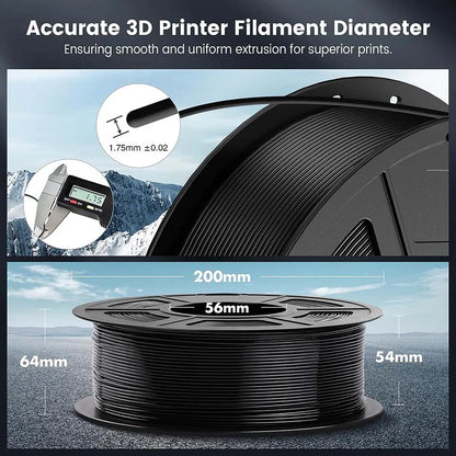 JAYO PLA Filament 1.75MM 5 Rolls/set 3D Printer Filament PLA For FDM 3D Printers Neatly Wound 3D Printing Filament Macaron Color