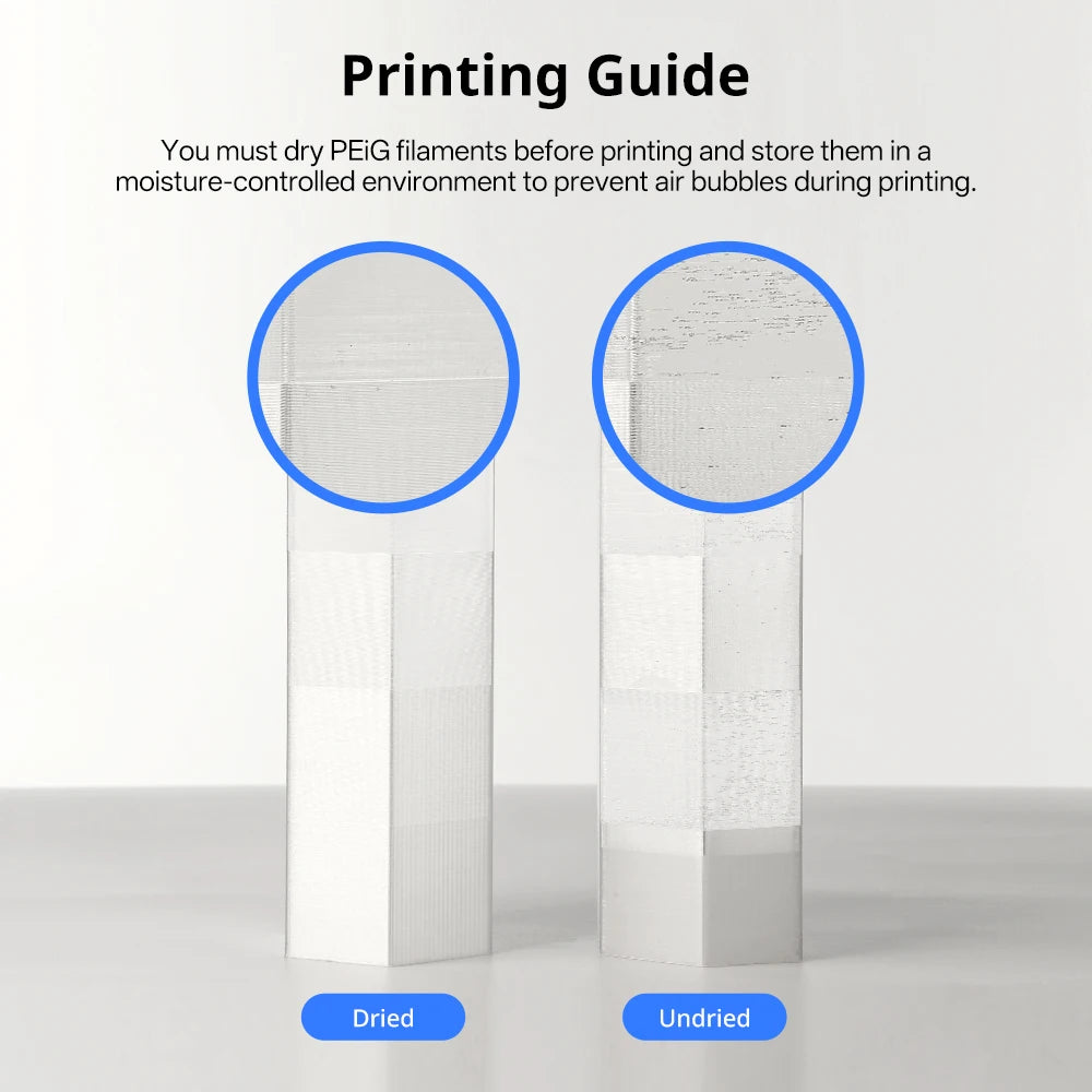 ANYCUBIC PETG PLA Transparent 3D Printer Filament Multicolor 1.75mm 3D Printer Filament For Kobra 3 Combo S1C FDM 3D Printer