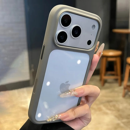 Intelligente Kamera-aanraakknoppie Kristalhelder Telefoonhouer vir iPhone 17 Pro Max, Pro, 17 Air