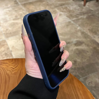 Intelligente Kamera-aanraakknoppie Kristalhelder Telefoonhouer vir iPhone 17 Pro Max, Pro, 17 Air