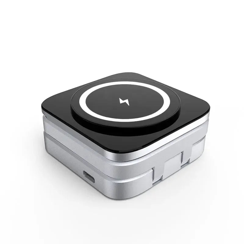 VIKEFON 3 in 1 Foldable Fast Wireless Charger