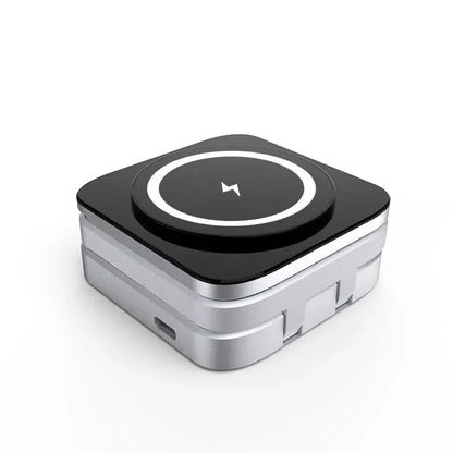 VIKEFON 3 in 1 Foldable Fast Wireless Charger