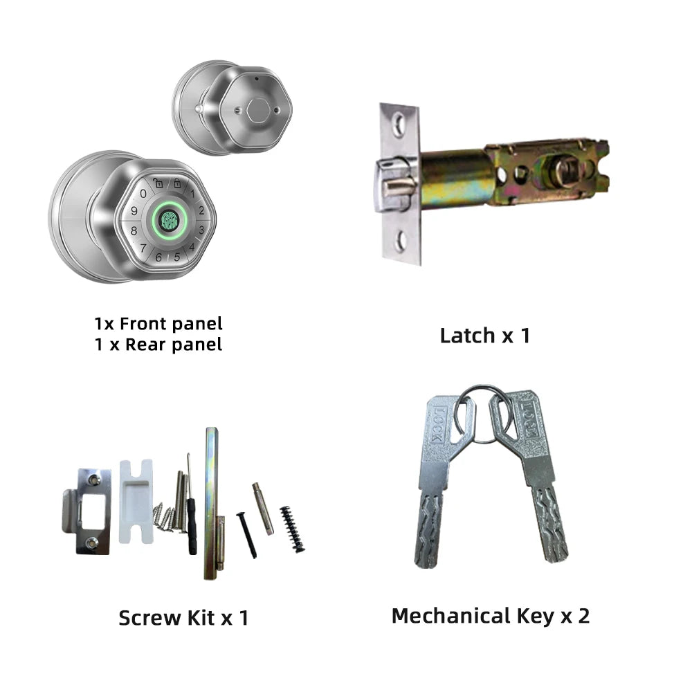 RAYKUBE Fingerprint door lock