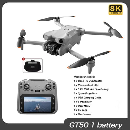 GT50 PRO RC Drone 8K HD Dual Cameras