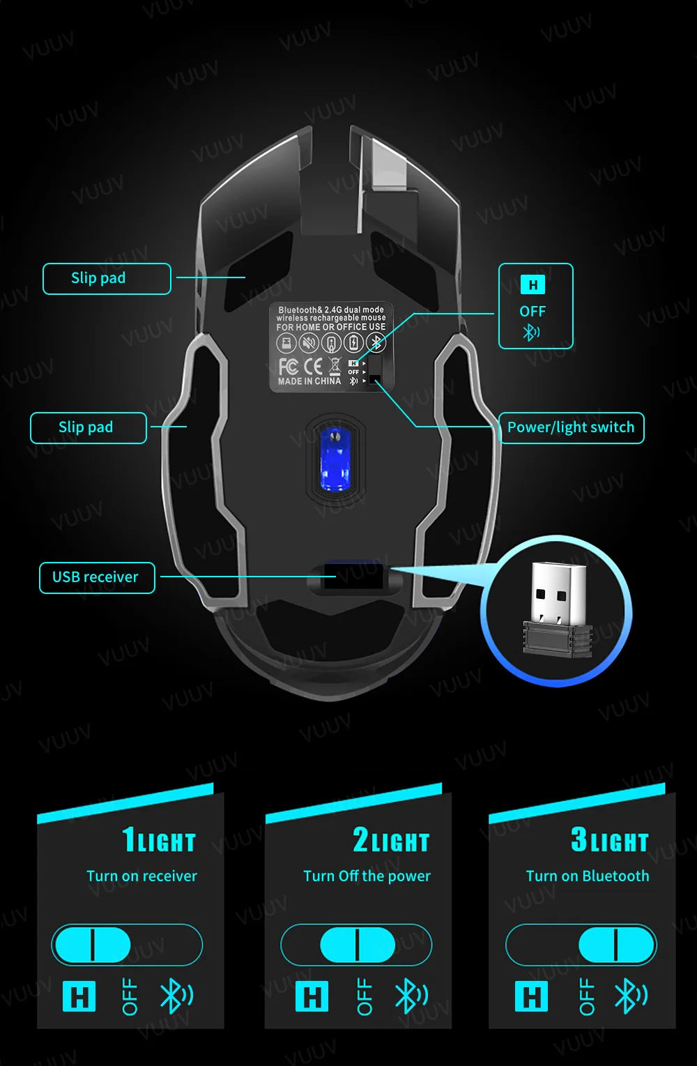 Rechargeable Wireless Mouse