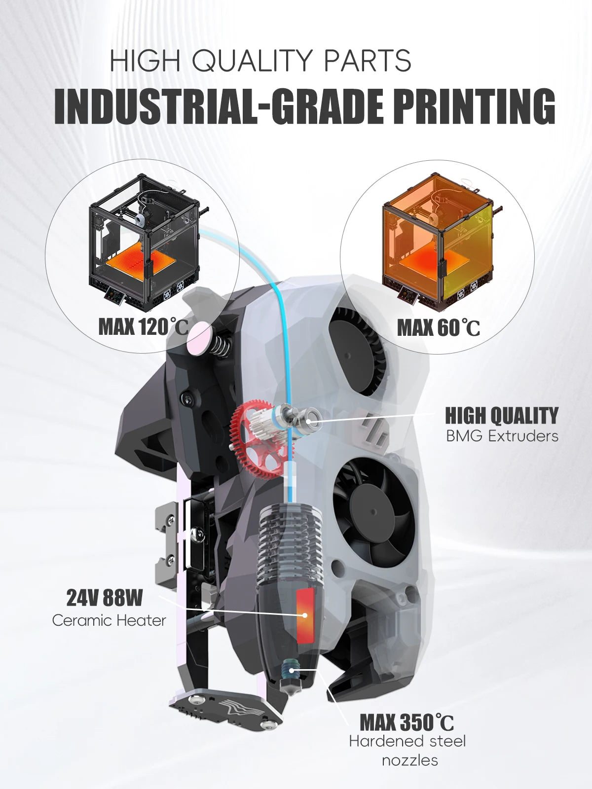 Voron Trident SIBOOR CNC Metal Structure 4AWD CoreXY 3D Printer
