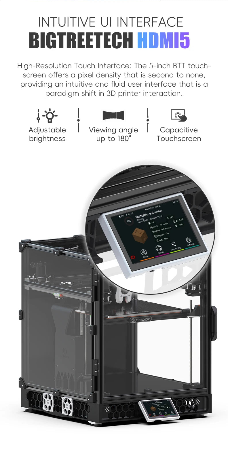 Voron Trident SIBOOR CNC Metal Structure 4AWD CoreXY 3D Printer
