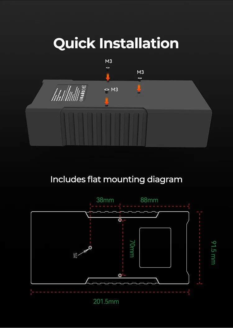 Creality Chamber Heater 400W PTC Enclosure Heating Kit for 3D Printer K1/K1 Max/K1C, Filament Drying, 40-70°C with Dual Fan