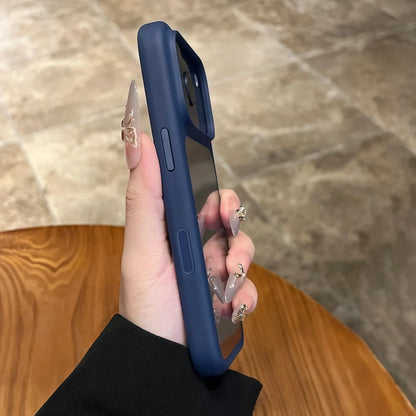 Intelligente Kamera-aanraakknoppie Kristalhelder Telefoonhouer vir iPhone 17 Pro Max, Pro, 17 Air