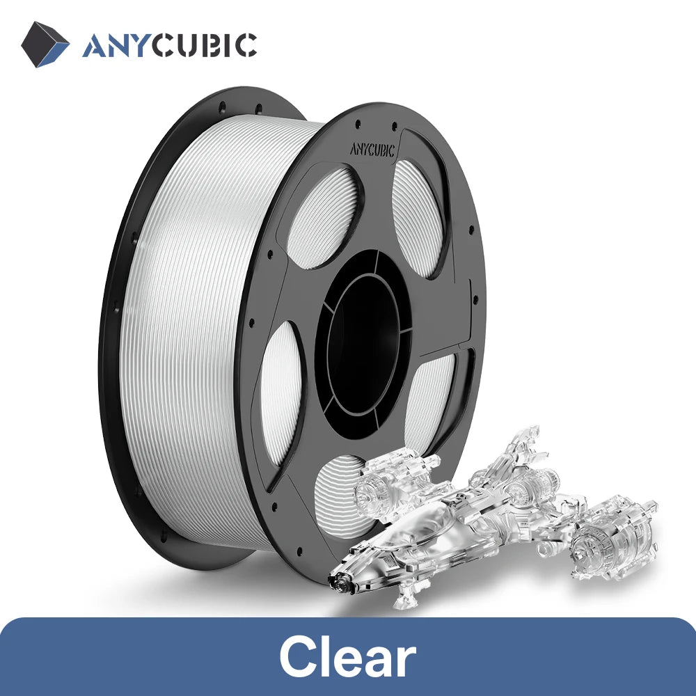ANYCUBIC PETG PLA Transparent 3D Printer Filament Multicolor 1.75mm 3D Printer Filament For Kobra 3 Combo S1C FDM 3D Printer