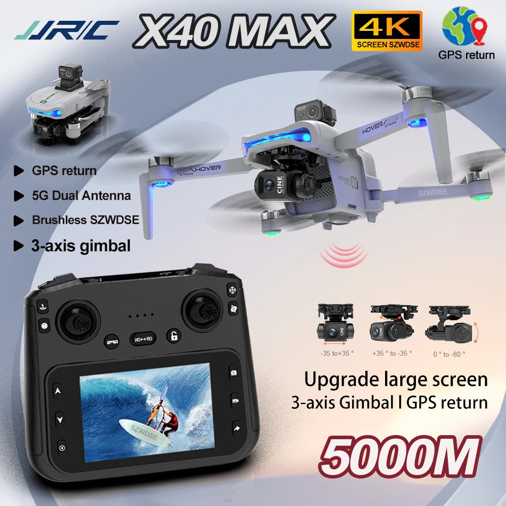 X40 Max Drone 4K Professional HD Camera