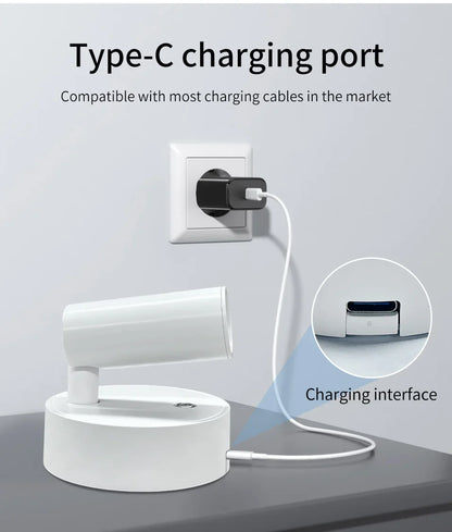 LED Wireless Spotlight Type-C Rechargeable Magnetic Wall Lamp