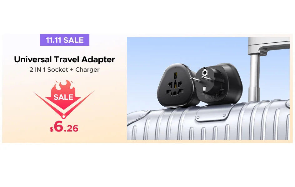 UGREEN 65W Universal Travel Adapter