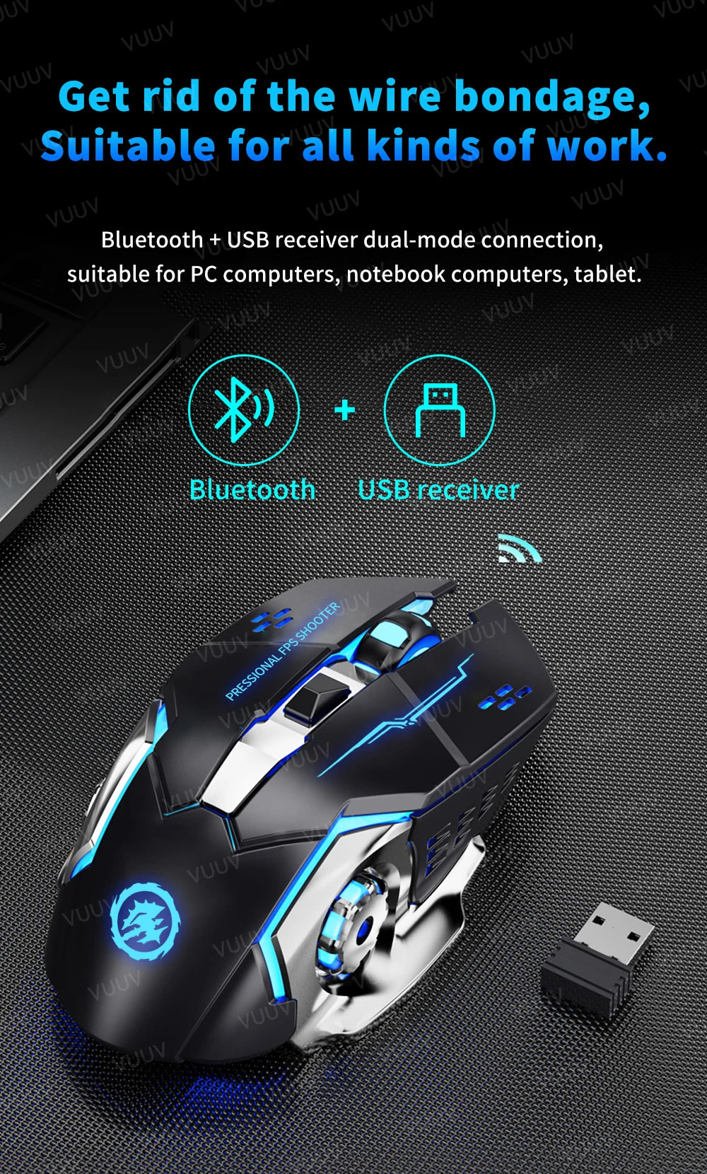 Rechargeable Wireless Mouse