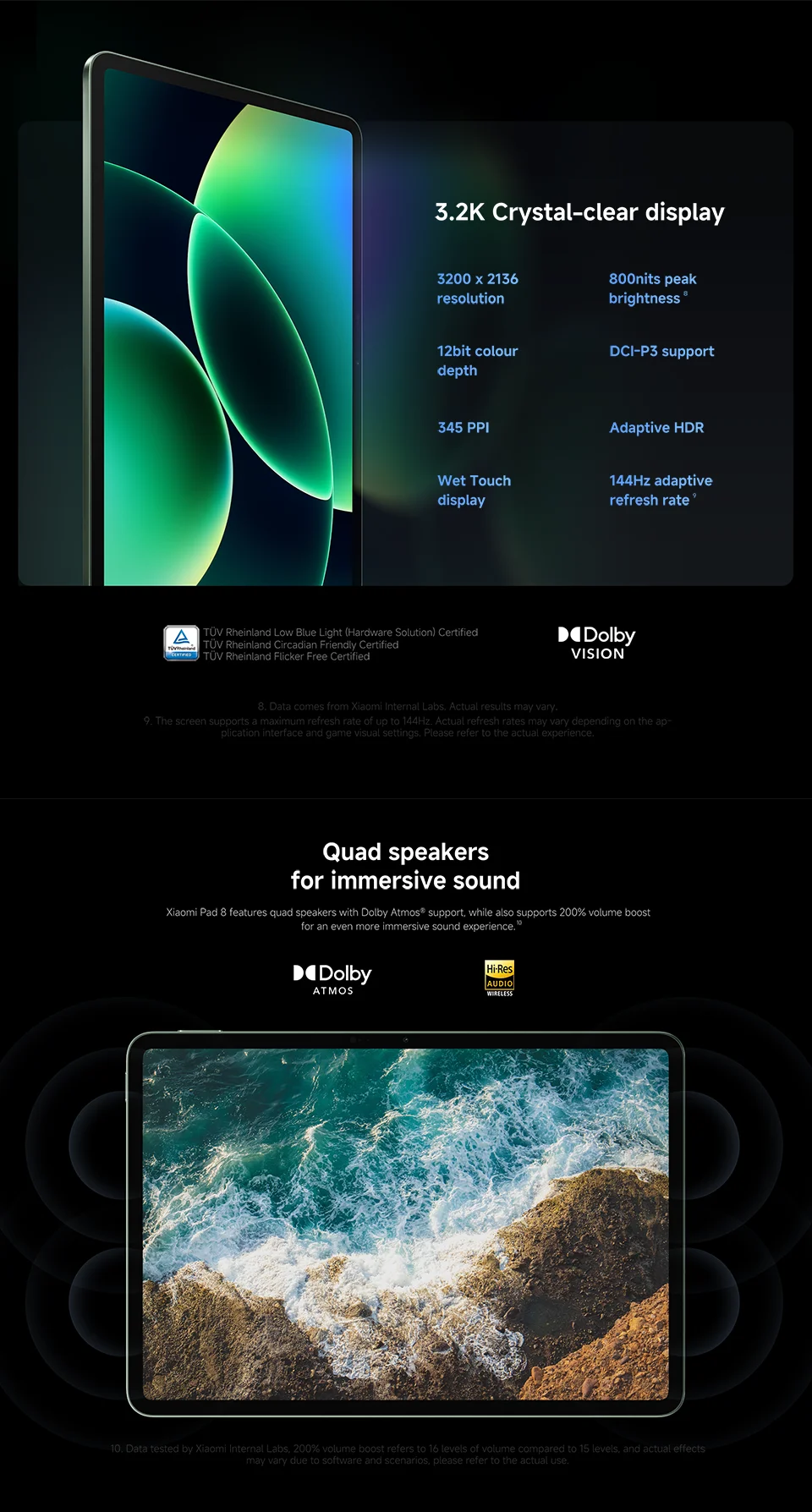 Xiaomi Pad 8 Snapdragon® 8s Gen 4