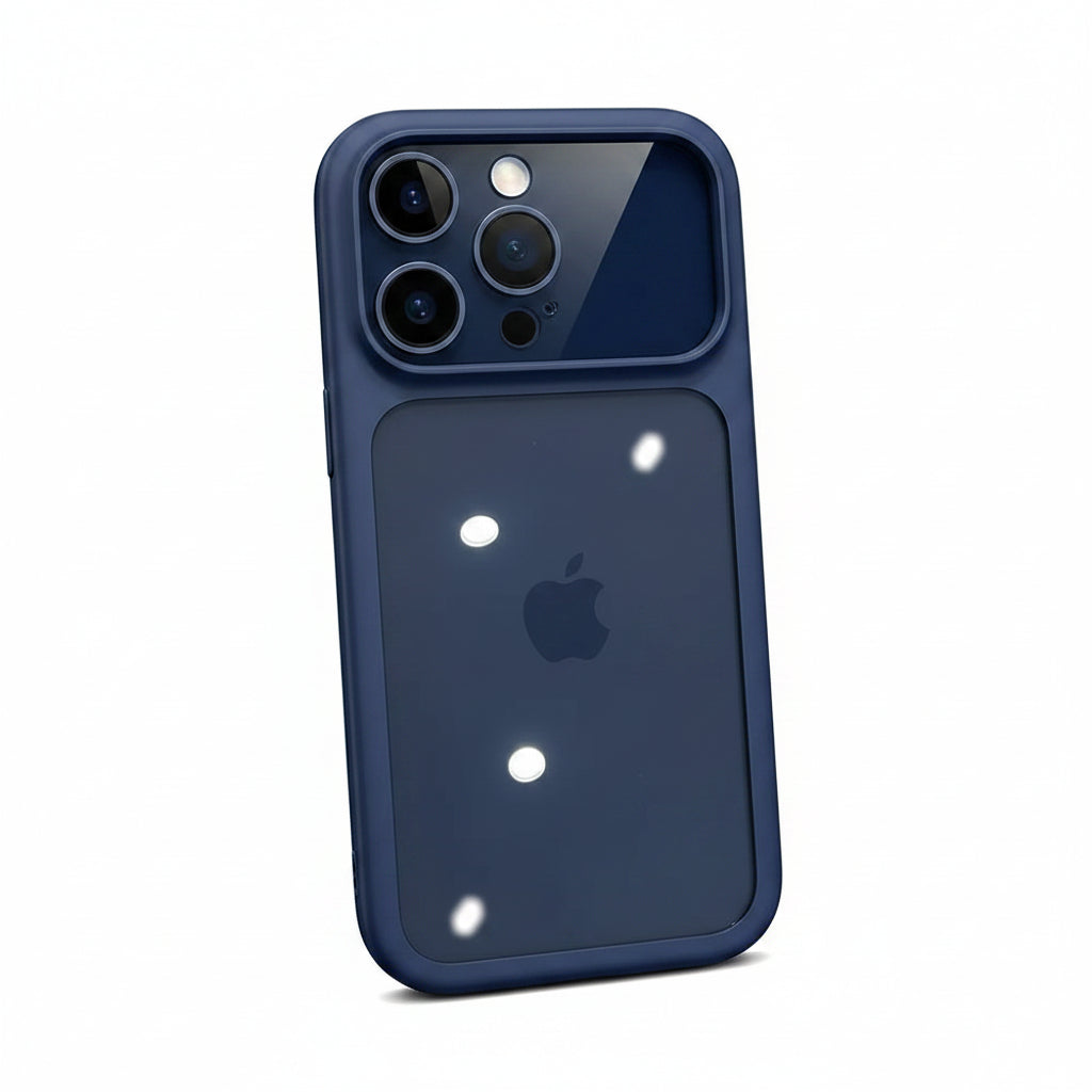 Intelligente Kamera-aanraakknoppie Kristalhelder Telefoonhouer vir iPhone 17 Pro Max, Pro, 17 Air