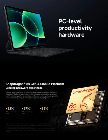 Xiaomi Pad 8 Snapdragon® 8s Gen 4