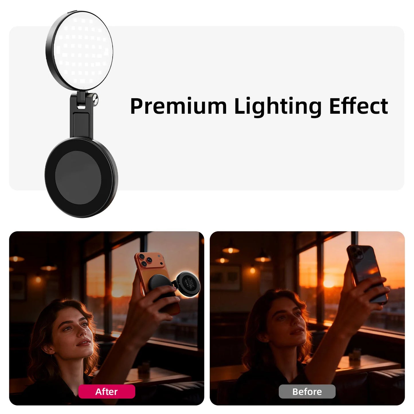 3 in 1 Magnetic Selfie Ring