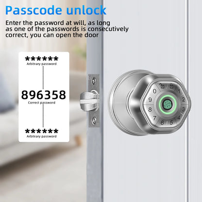 RAYKUBE Fingerprint door lock