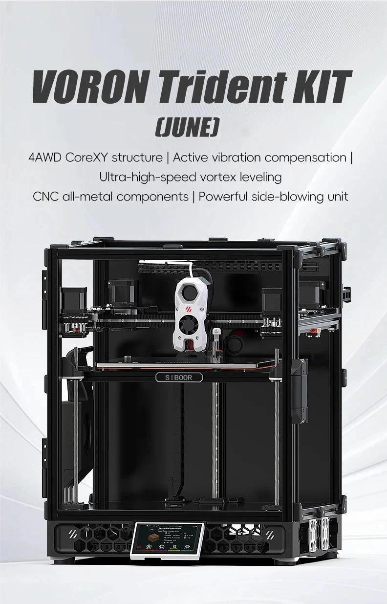 Voron Trident SIBOOR CNC Metal Structure 4AWD CoreXY 3D Printer