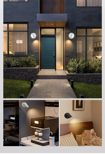 LED Wireless Spotlight Type-C Rechargeable Magnetic Wall Lamp
