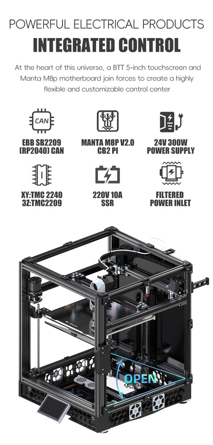 Voron Trident SIBOOR CNC Metal Structure 4AWD CoreXY 3D Printer