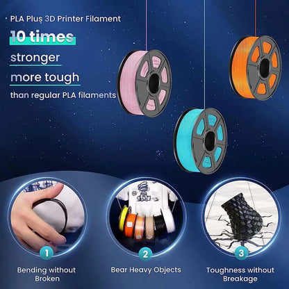 JAYO 5Rolls PLA/PLA Plus/petg/ABS/TPU/PLA meta/PLAYG/HS-PLA 3D Printer Filament 1.75mm FDM 3D Printer Materials for 3D Printer
