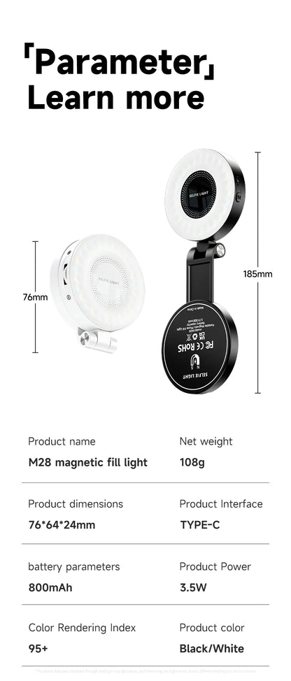 Magnetiese Selfie-lig